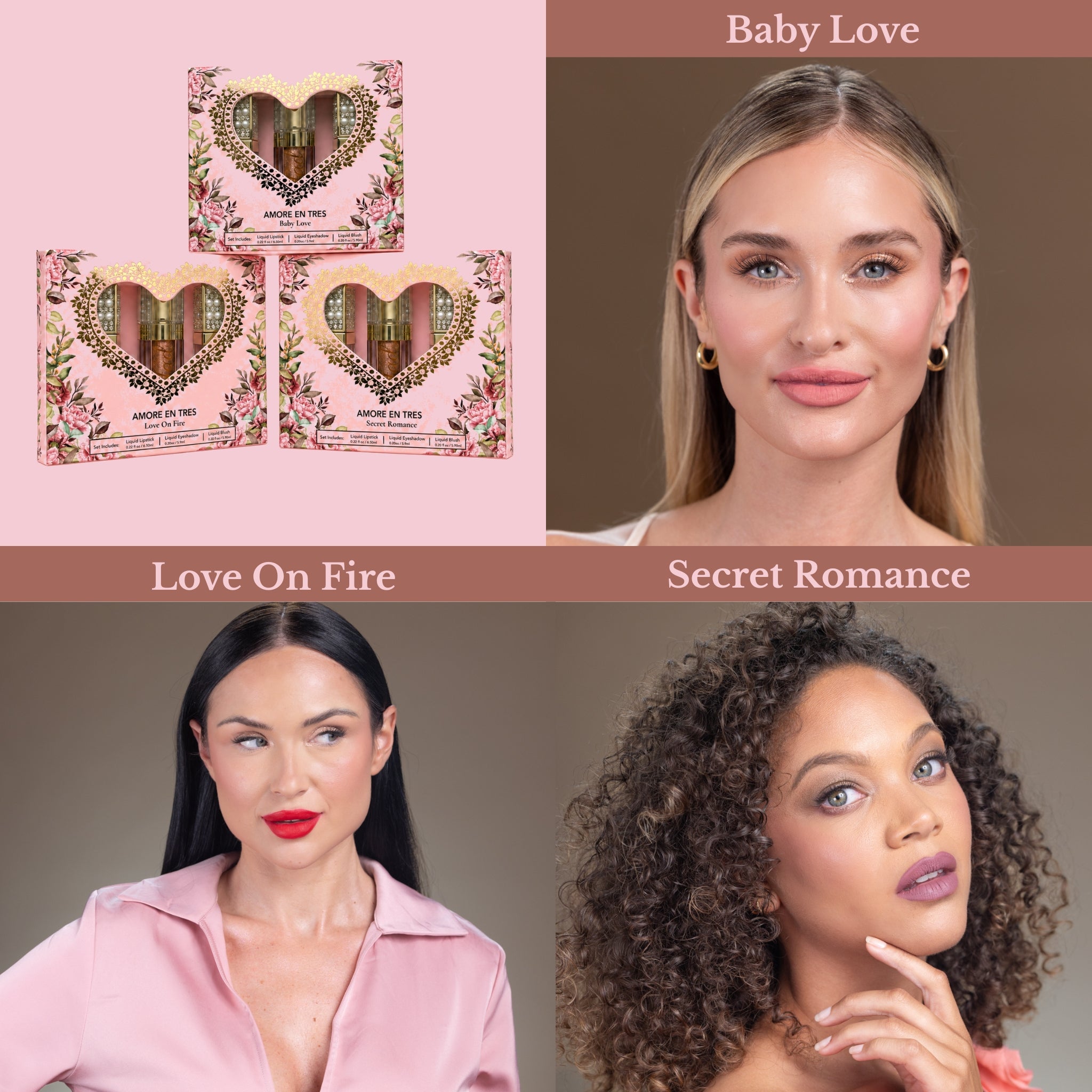 AMORE EN TRES Mini Trio Sets