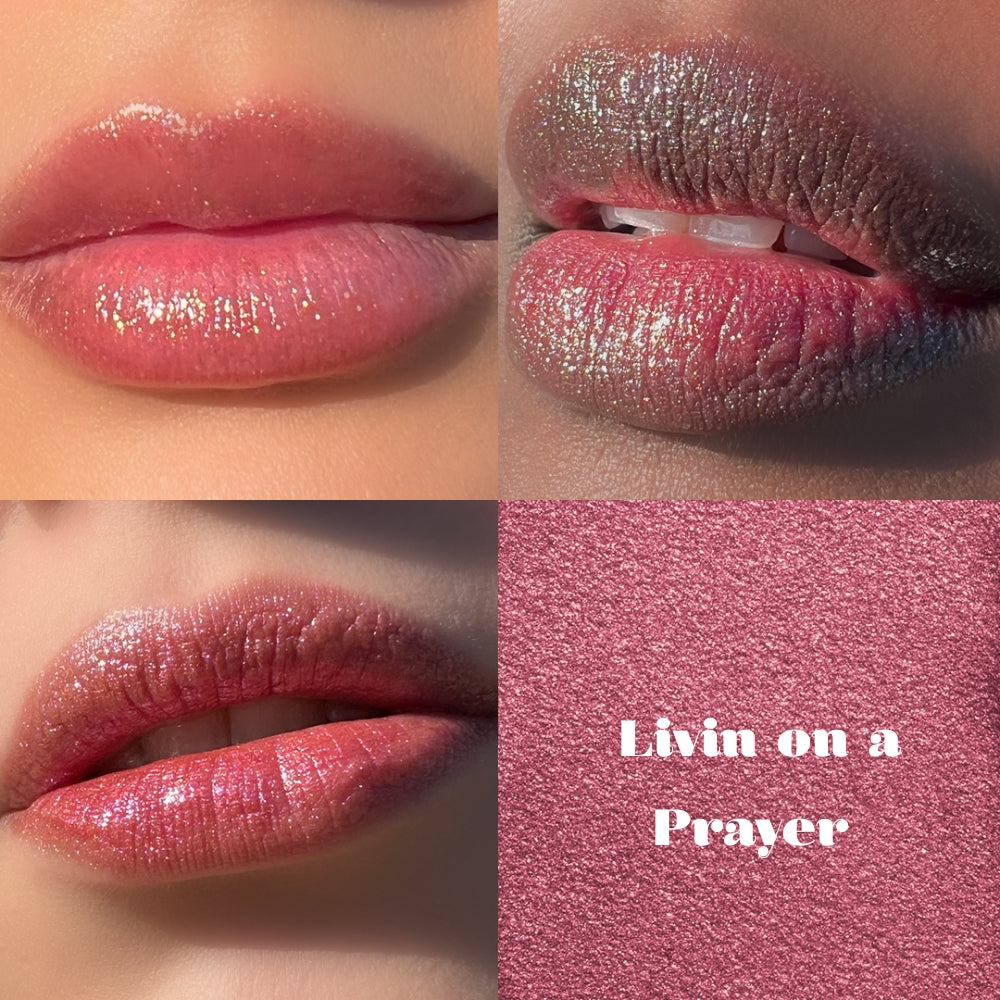 Livin On A Prayer - Metallic Mauve