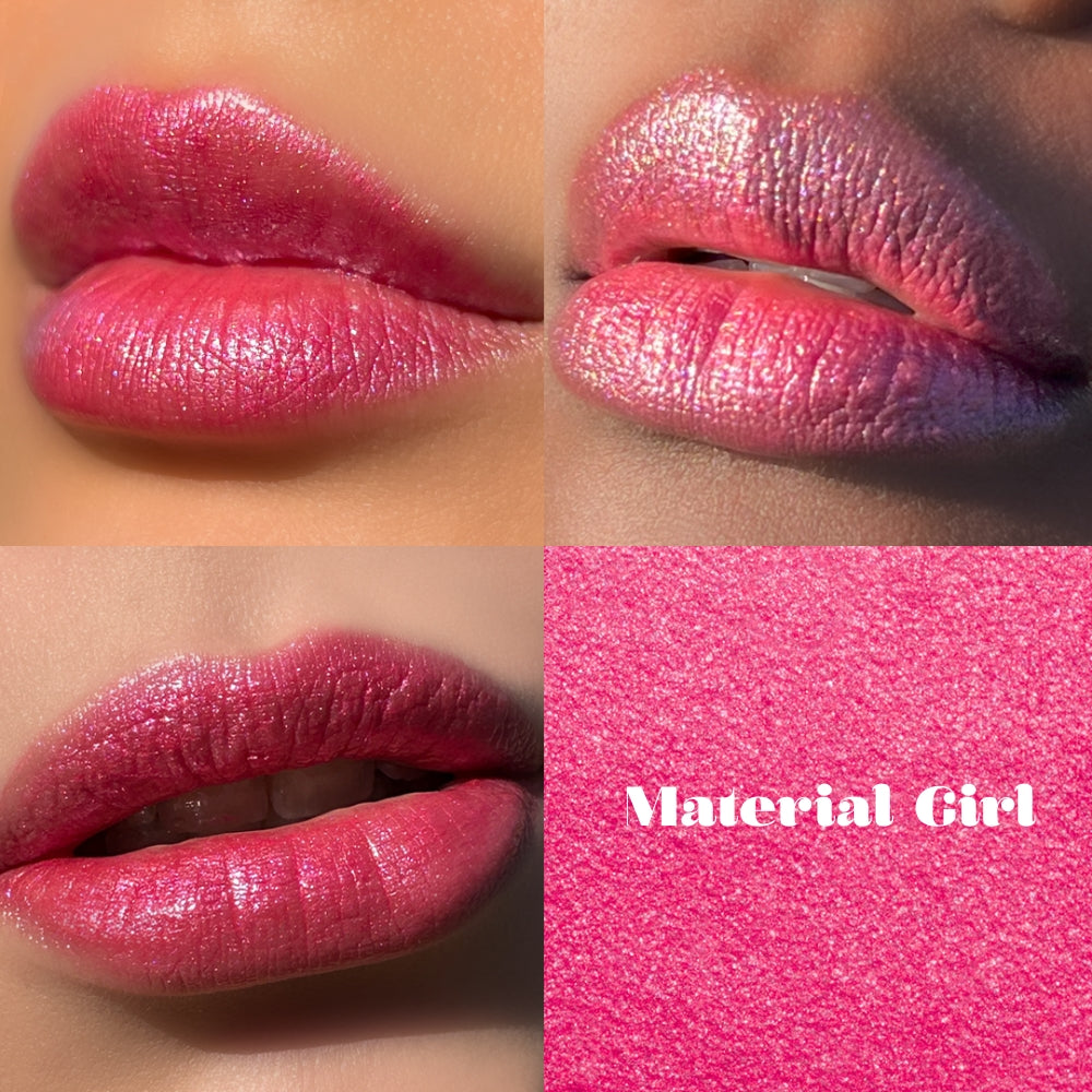 Material Girl - Metallic Bright Pink