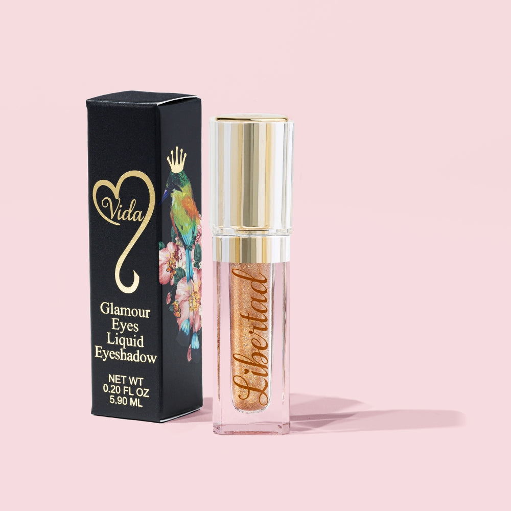 Truth - Metallic Rose Nude with Silver Sparkle